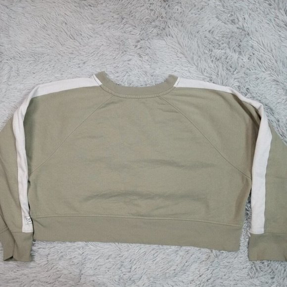 Calvin Klein Womens Sweatshirt Green XL‎ Performance Crop Workout Athletic - Picture 2 of 10